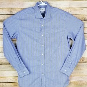 Robert Graham Blue Stripes Button Down Dress Shirt